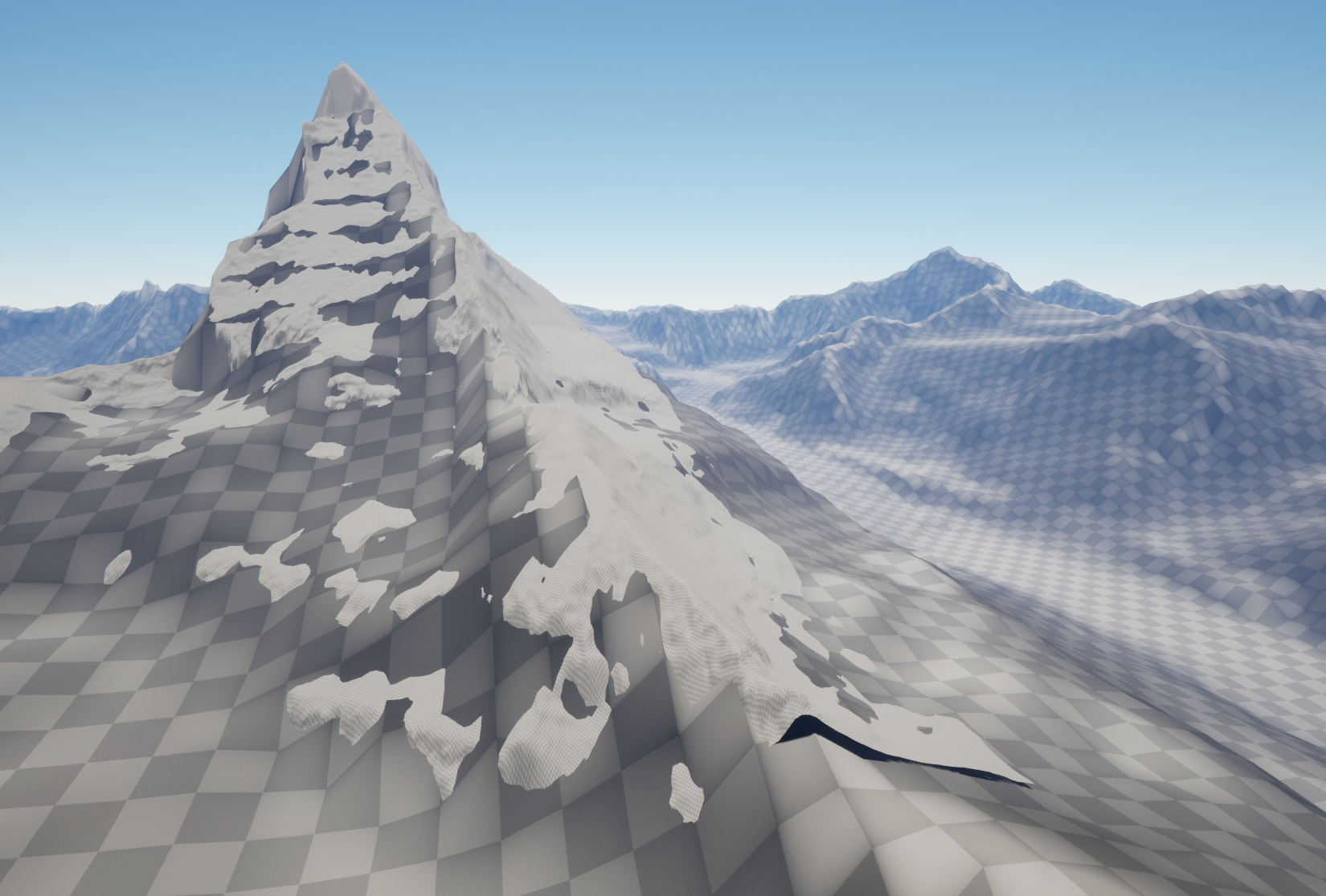 The Matterhorn and L32 landscapes before blending